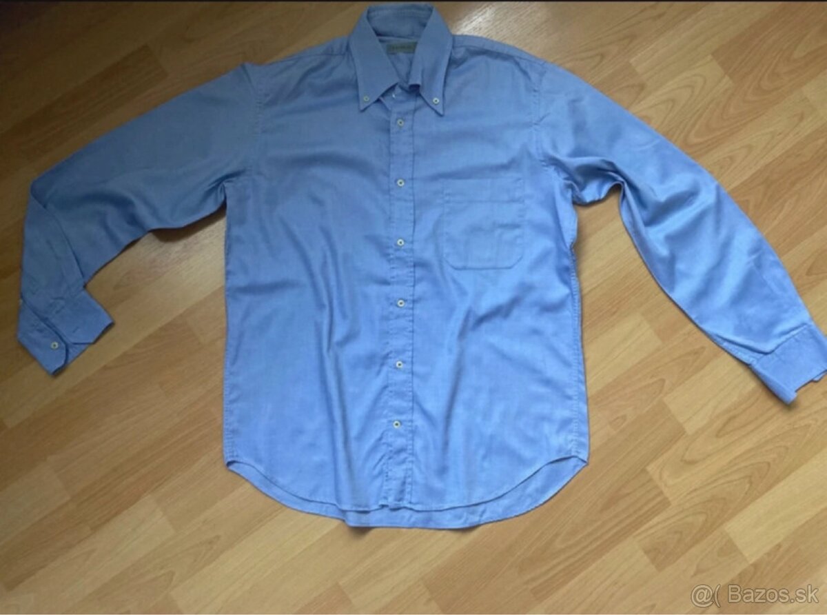 Modrá pánska košeľa - 2