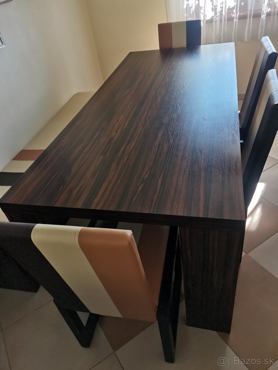Masívny stôl D 200x S 90 x V 78 - 2