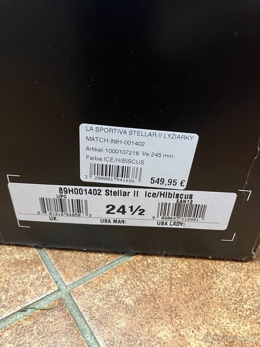 La Sportiva Stellar II Dámy Skialpové lyžiarky veľ. 24,5 - 2