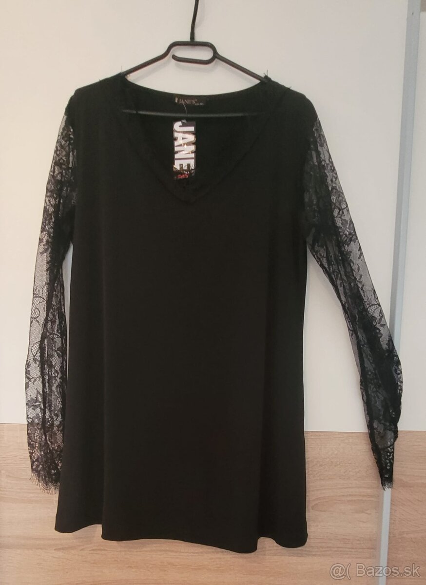 ŠATY KRÁTKE ČIERNE XXL-3XL - 2