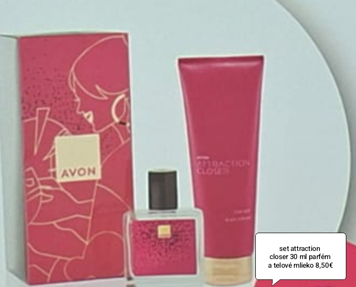 Nové dámske vône Avon a telový sprej Oriflame, ceny od 2€ - 2