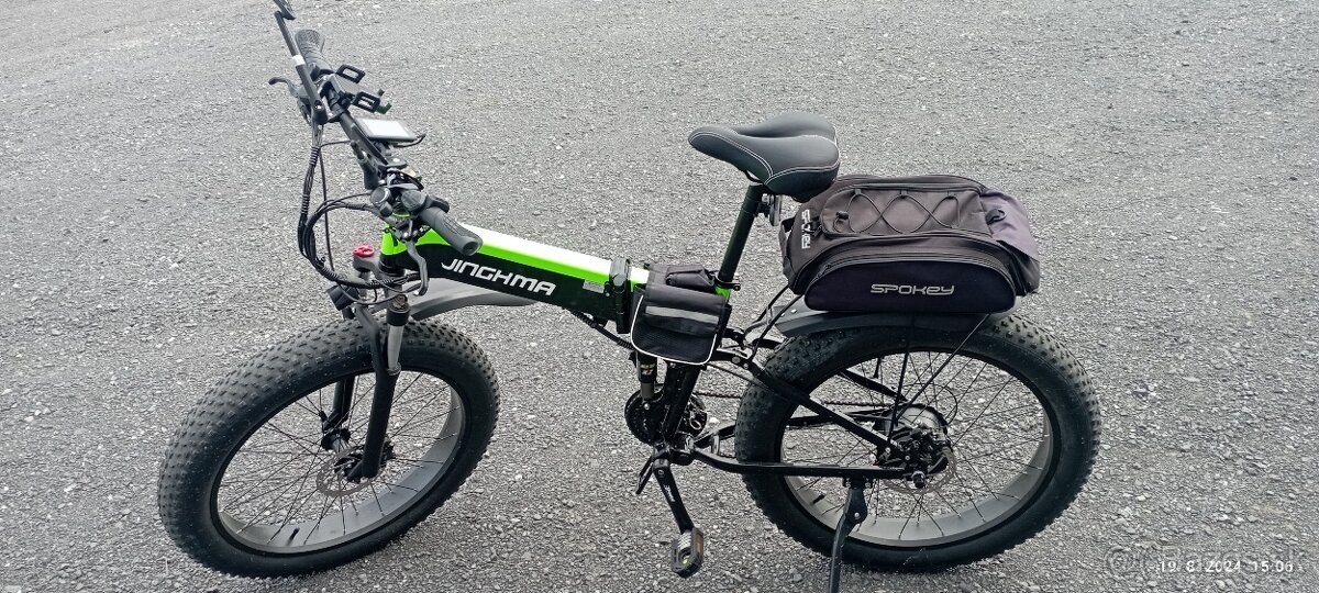 Elektrický celoodpružený bicykel JINGHMA R 5 - 2