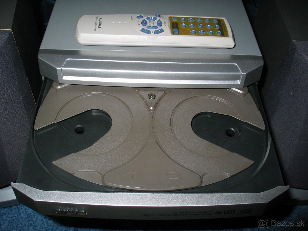 Hifi systém Aiwa NSX-S111, menič na 3 CD - 2