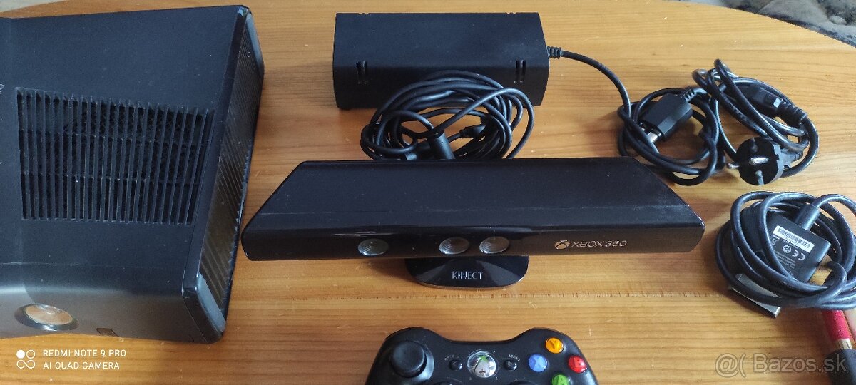 Xbox 360 slim 500gb+kinect+hry - 2