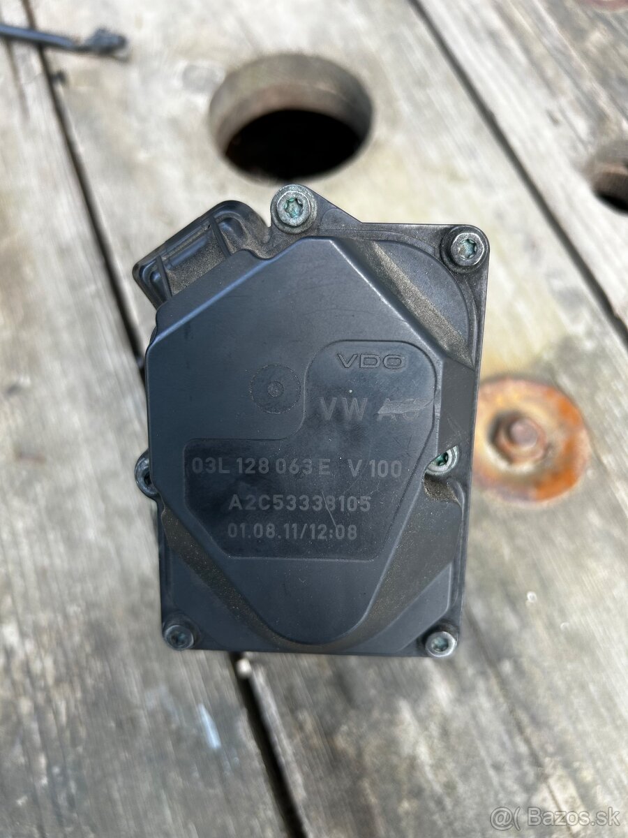 passat b6 2.0 tdi 16v cbab skrtiaca klapka - 2