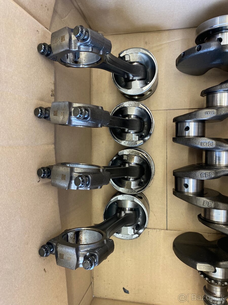 kluka s ojnicami a piestami 1,9TDi BKC - 2