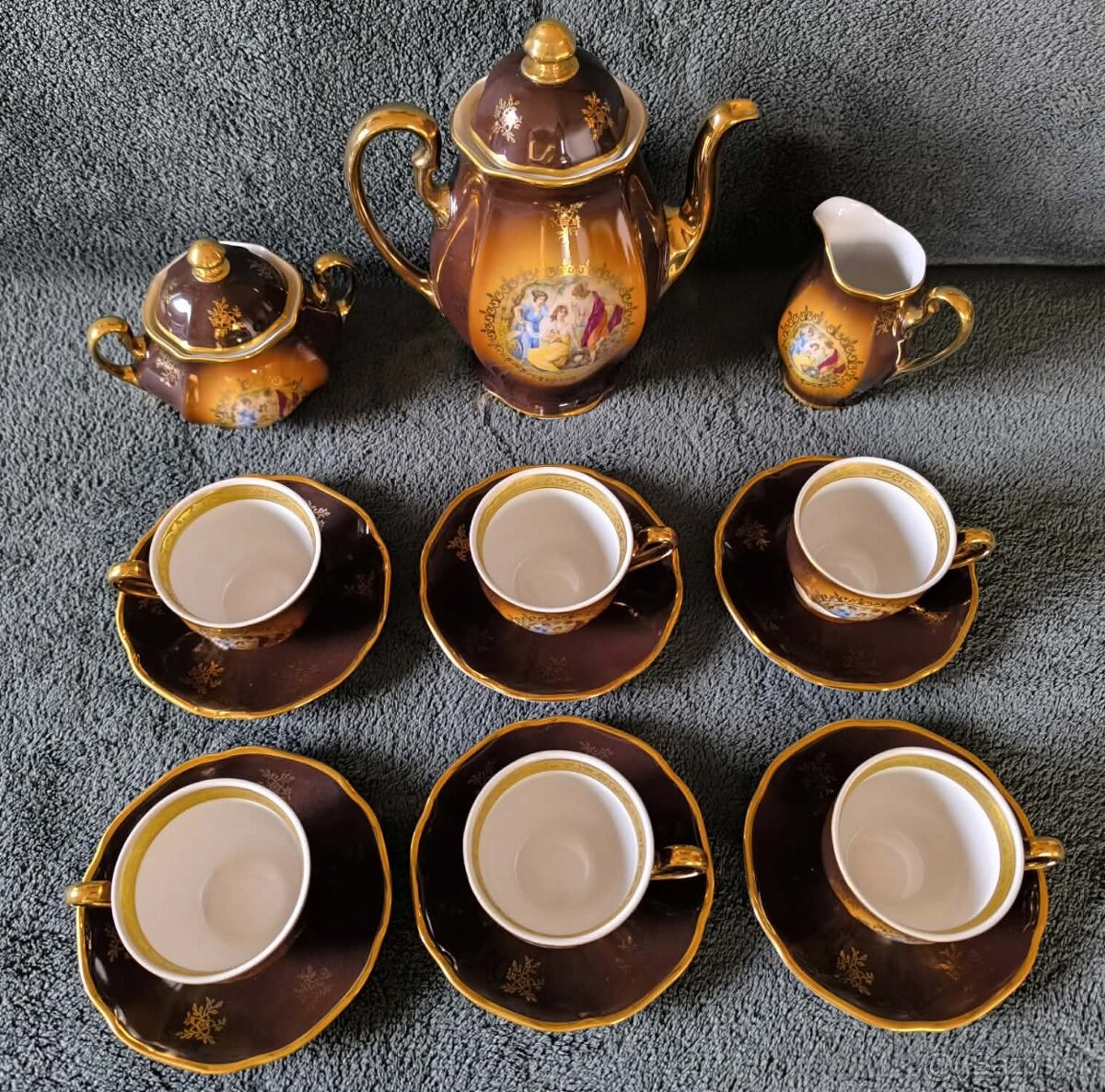 porcelánová kávopvá súprava - 2