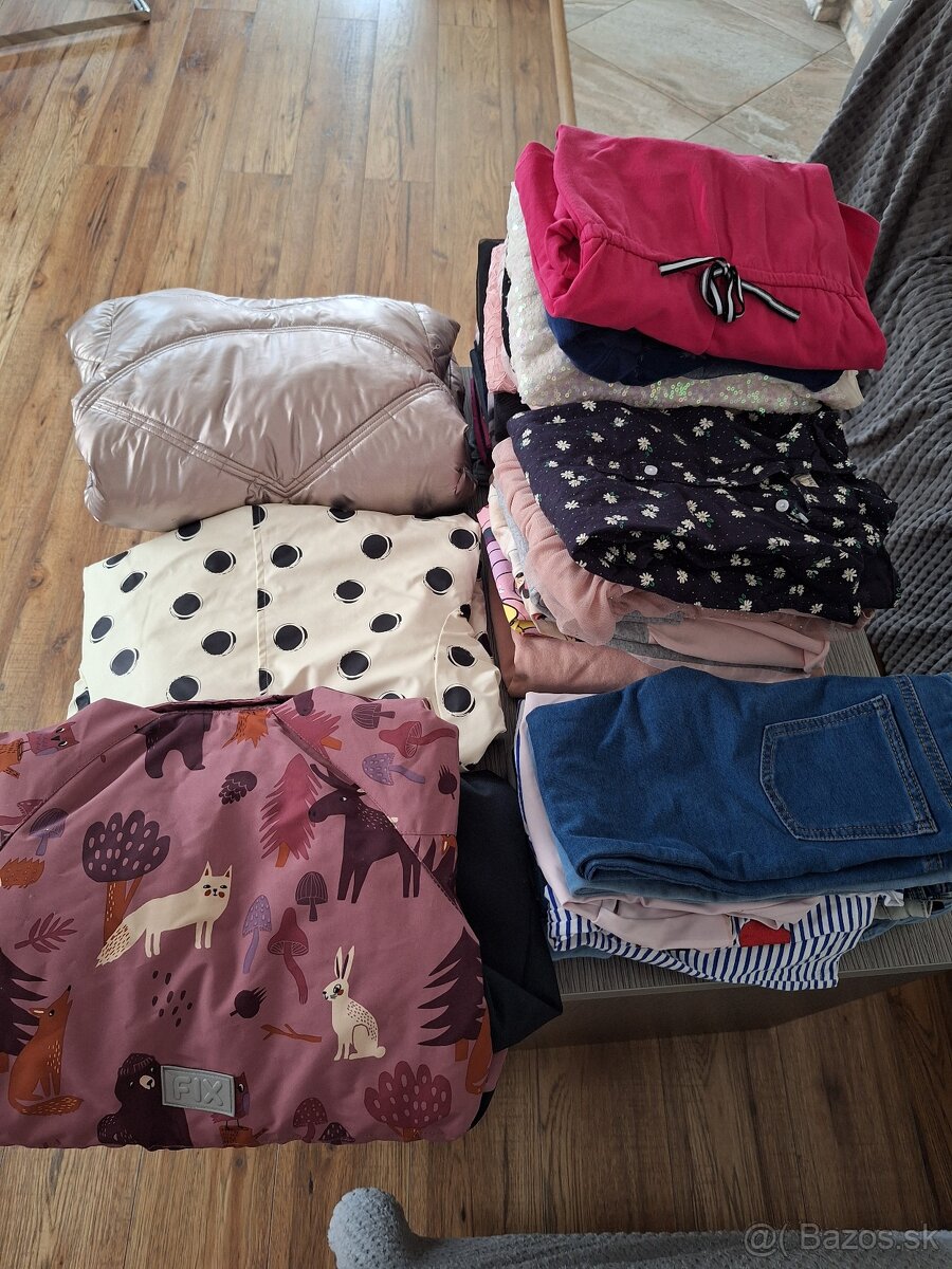 Balík oblečenia dievča 116-128 - 2