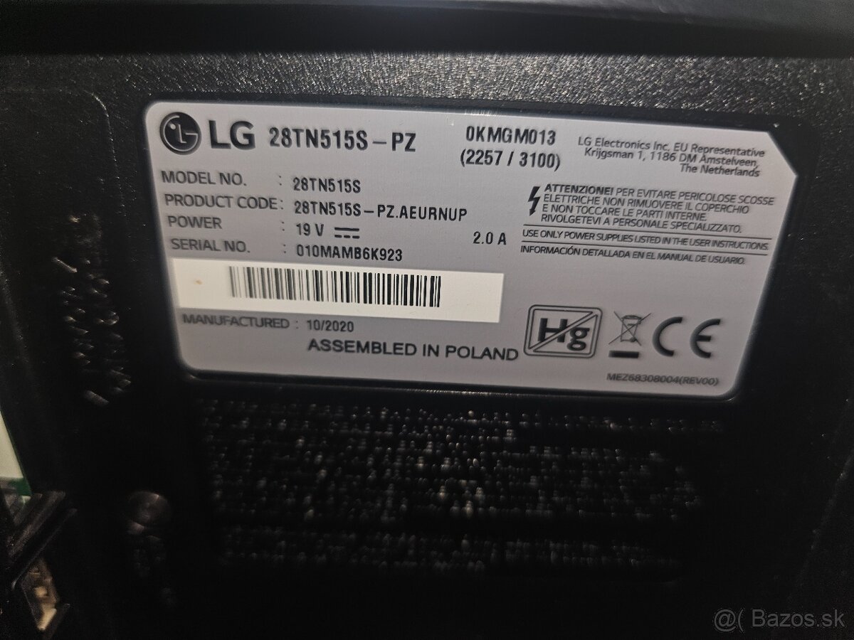 Predam TV LG 28TN5S-PZ - 2
