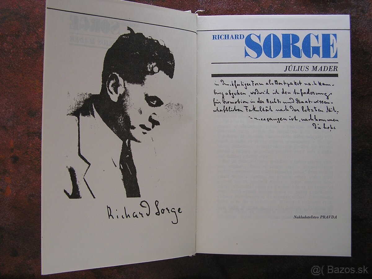 Tragédia maršala Tuchačevského , R.Sorge - 2