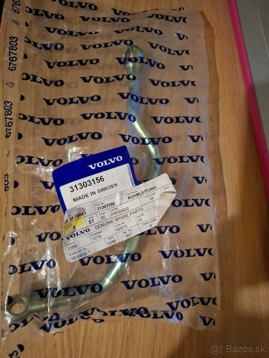 Volvo olejové potrubie 31303156 - 2