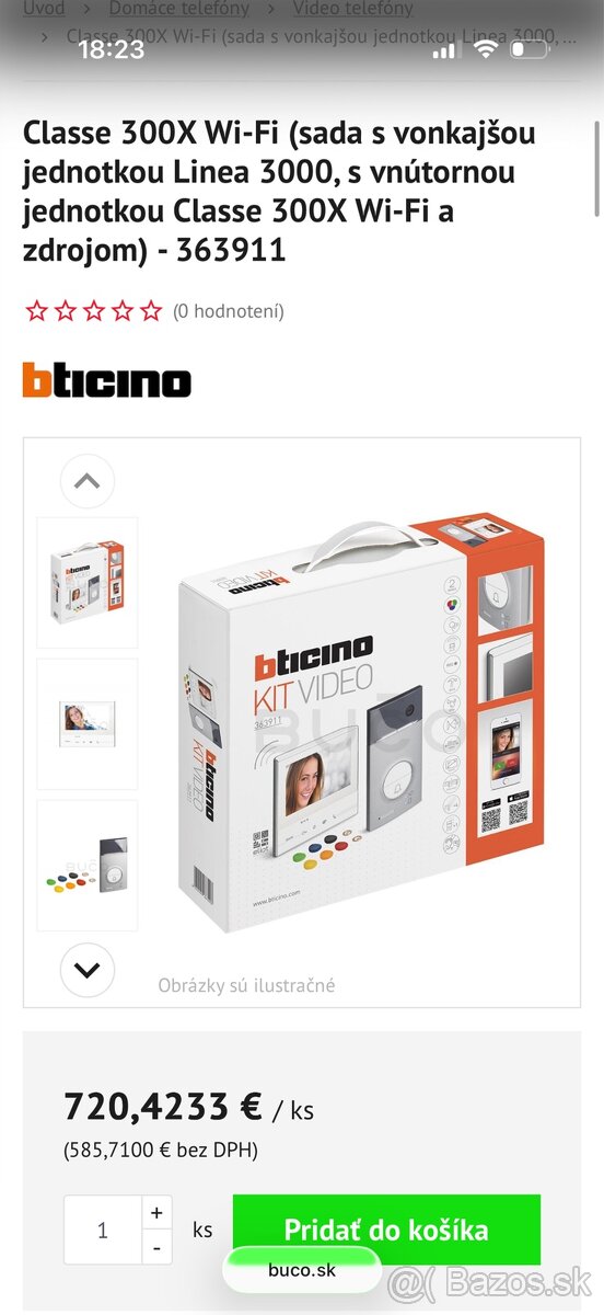 Legrand Bticino Kit video - Videovrátnik - 2