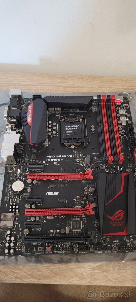 Predám dosku ASUS MAXIMUS VII RANGER + i7 4790 - 2