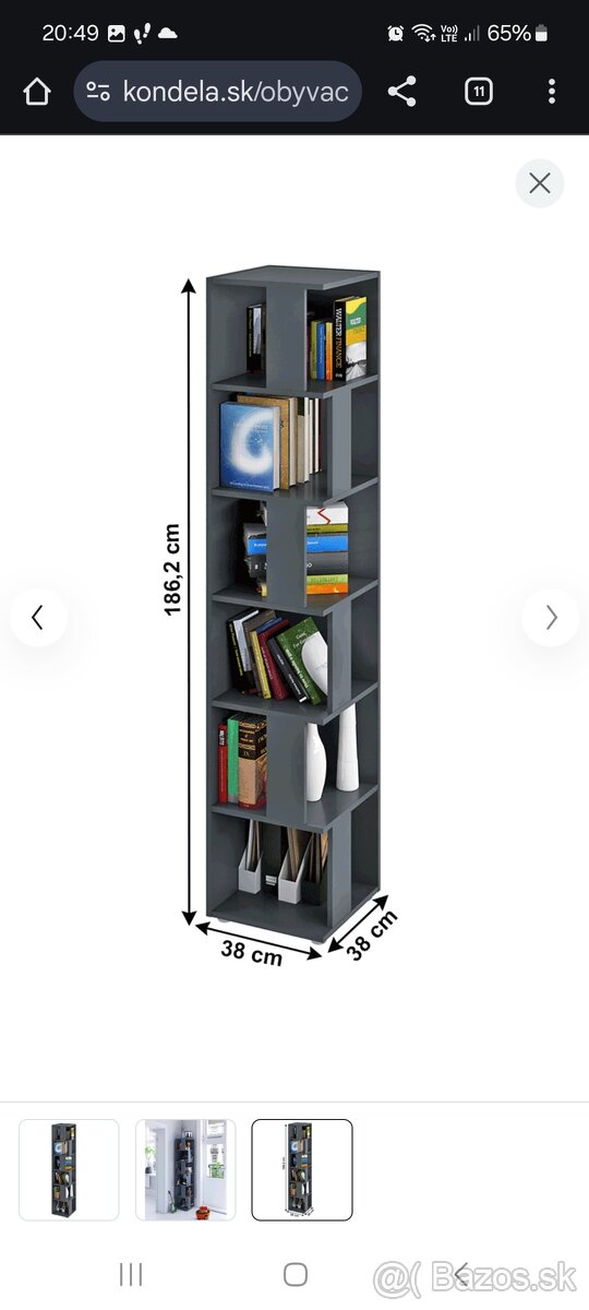 Policovy regal na knihy - 2