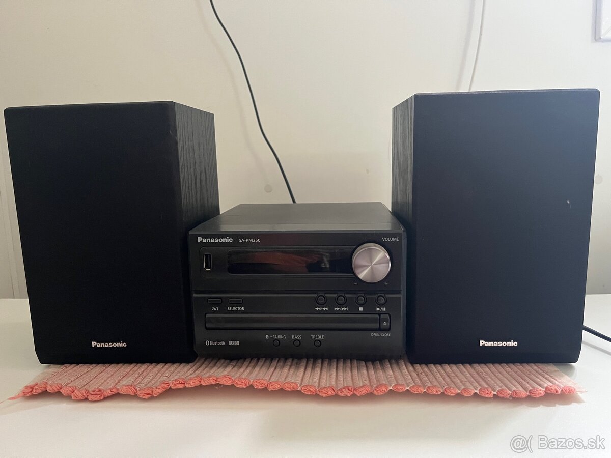 Mikrosystém Panasonic PM250 s DO pre CD aj USB - 2