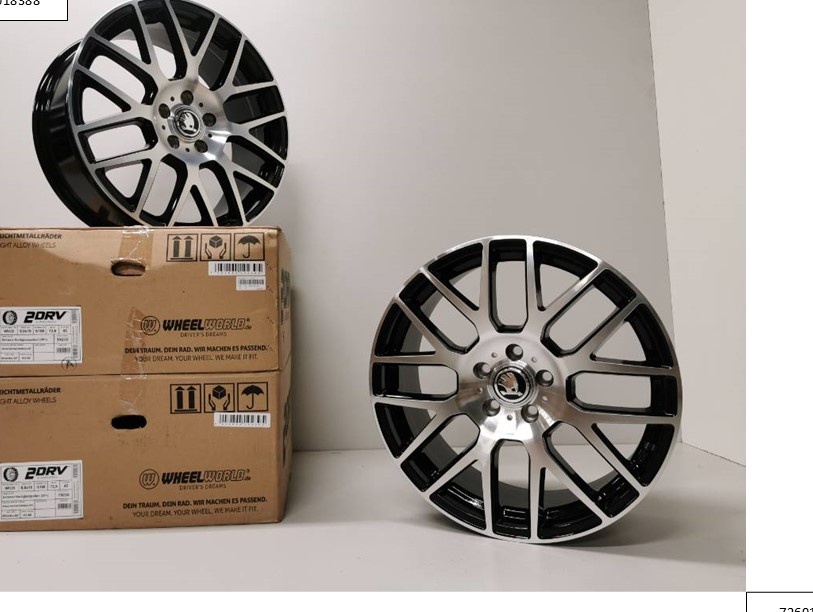 Škoda Kodiaq, Vw Eos alu disky 7,5x17 5x112 ET35 1201 - 2