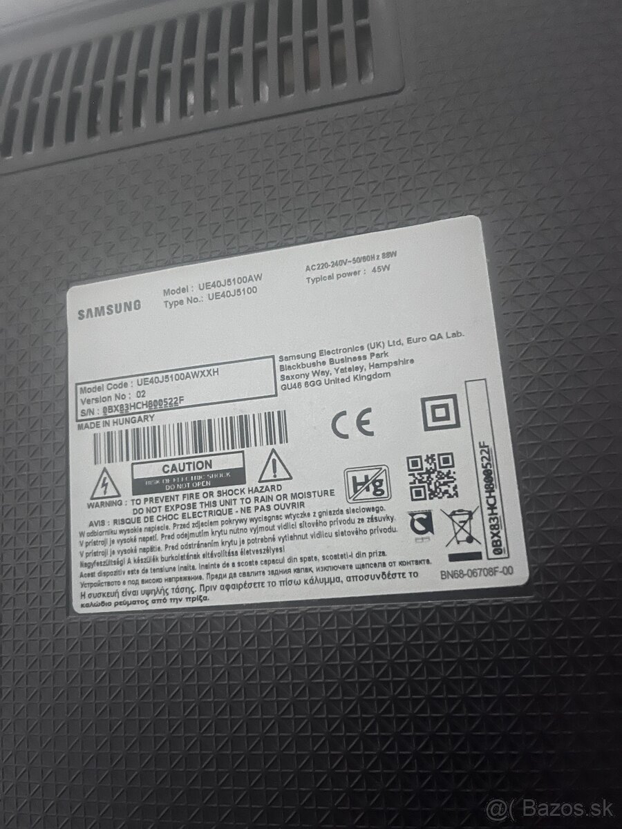 Predám 40" LED TV Samsung (Full HD) - 2