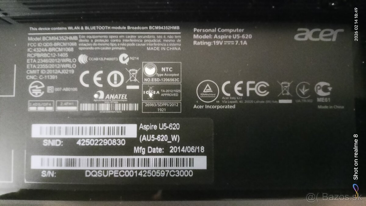 Acer Aspire U5-620 - 2