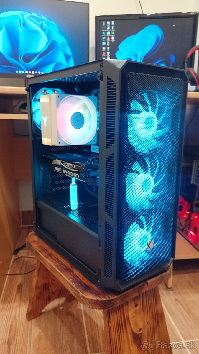 Herný PC–Ryzen5+RTX2070 SUPER OC8GB+M2+ARGB+WIN11 - 2