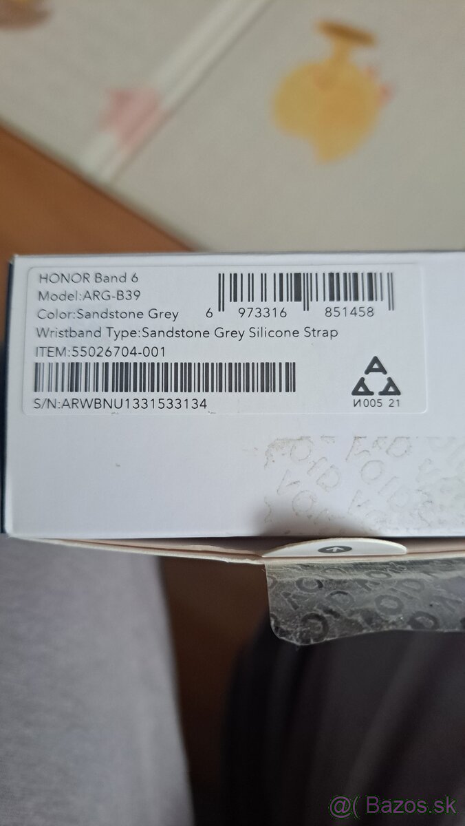 Honor Band 6, model ARG B39 - 2