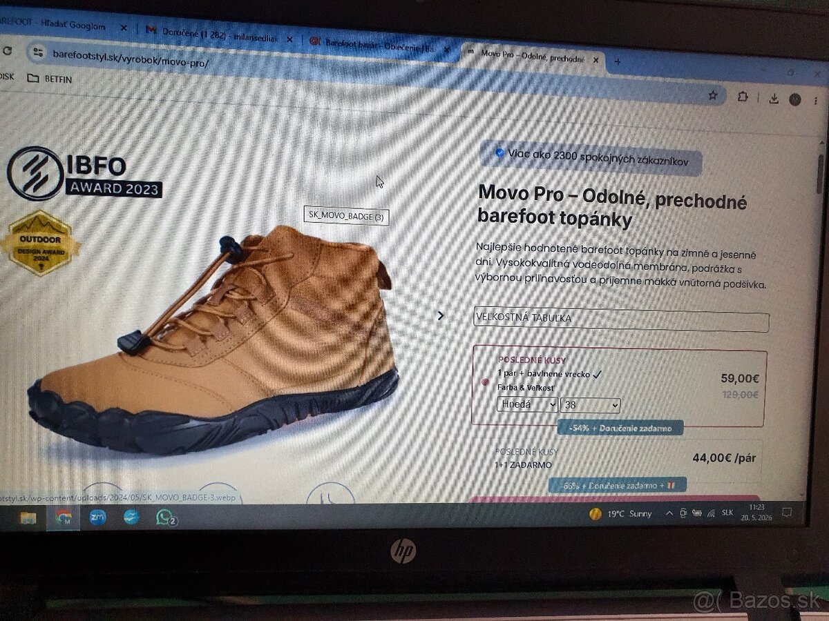 PREDÁM BAREFOOT VEĽKOSŤ 40 - 2