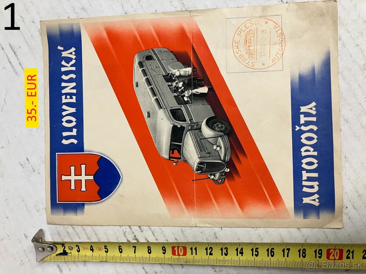Autopošta 1940 Štrbské Pleso - 2