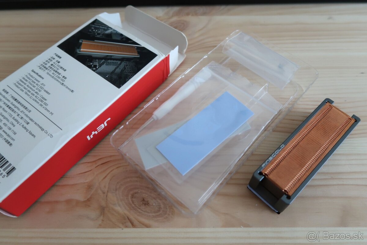 JEYI FinsCold Q150 M.2 SSD chladič 2280 - 2