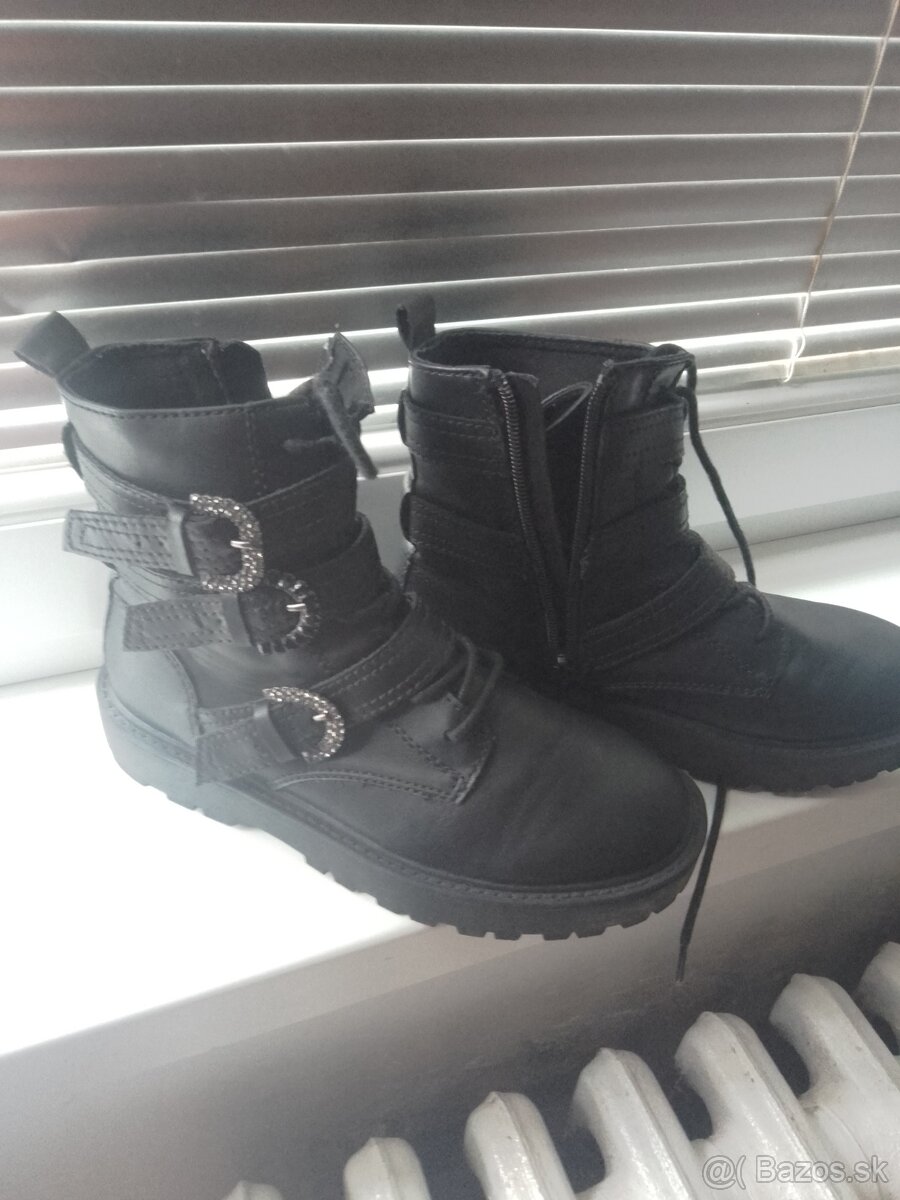 Dievčenské kotníkové topánky, veľkosť 36 Zara - 2