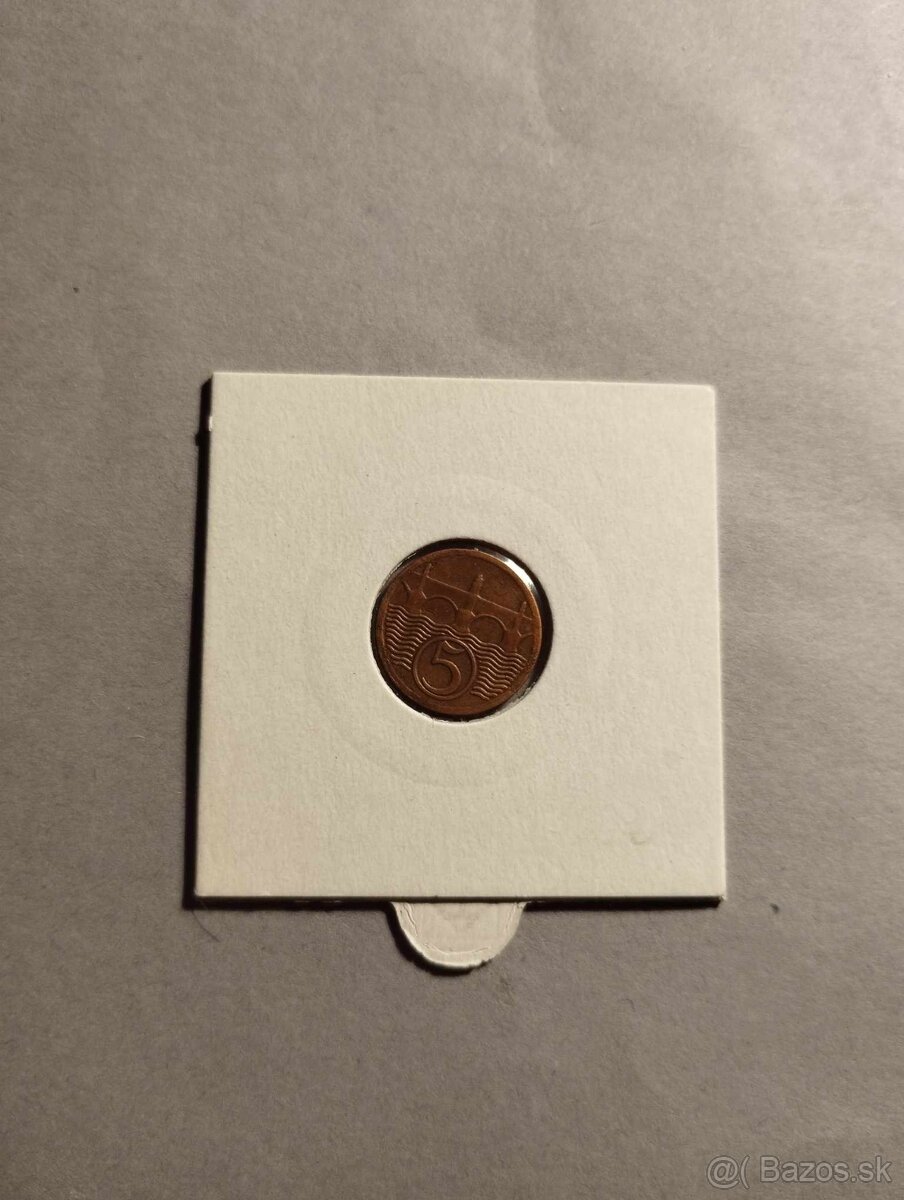 vzácnejšiu mincu 5 halier 1926 - 2