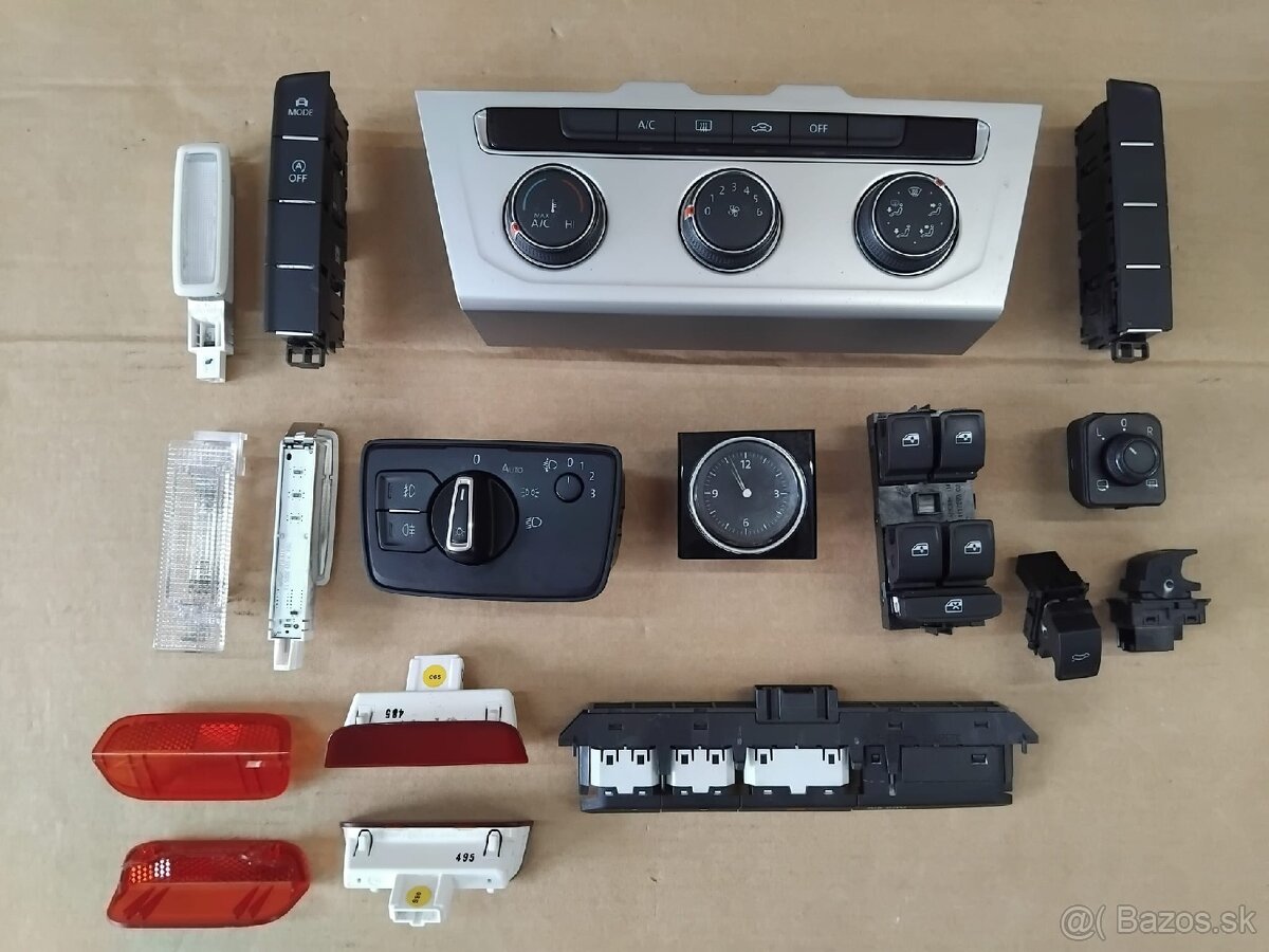 ovládacie prvky Passat B8 - 2
