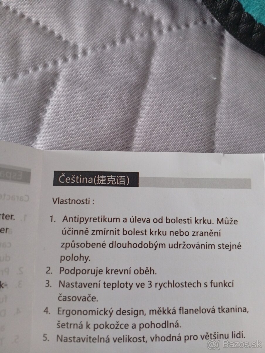 Elektrický nákrčník - 2