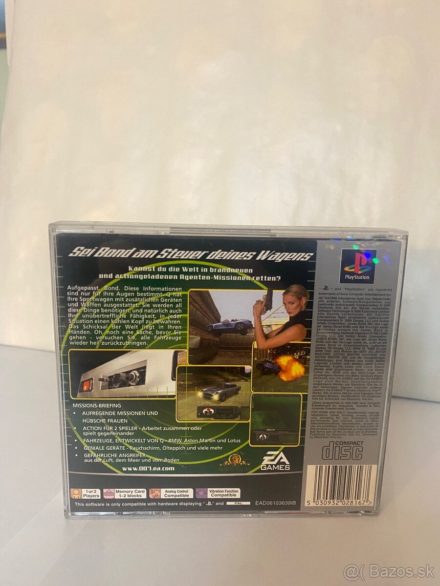Playstation 1 007 Racing James Bond Platinum Ps1 Psx - 2