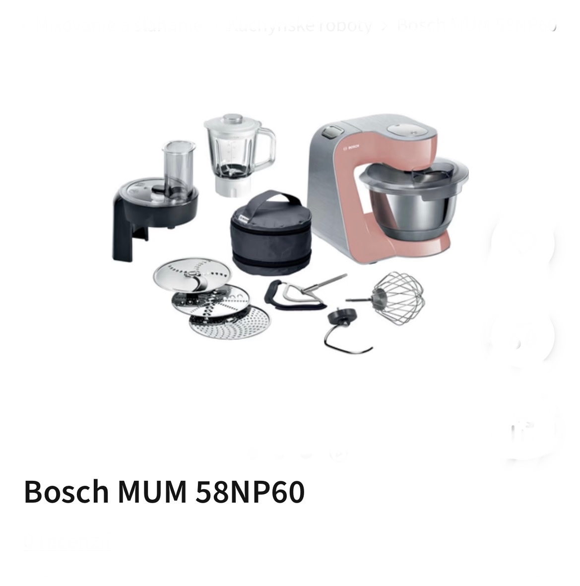Bosch MUM 58NP60 1000w kuchynský robot - 2