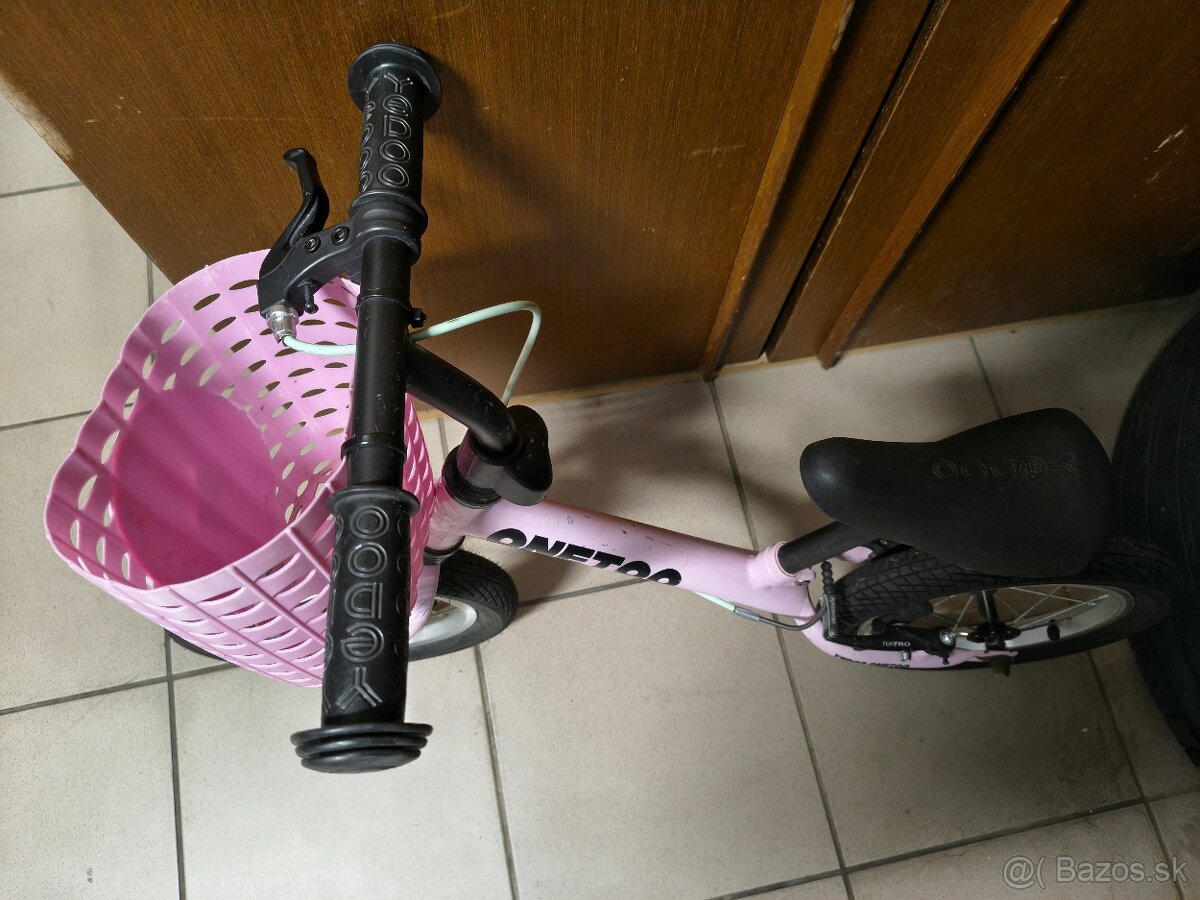 Detské dievčenské odrážadlo s brzdou - 2