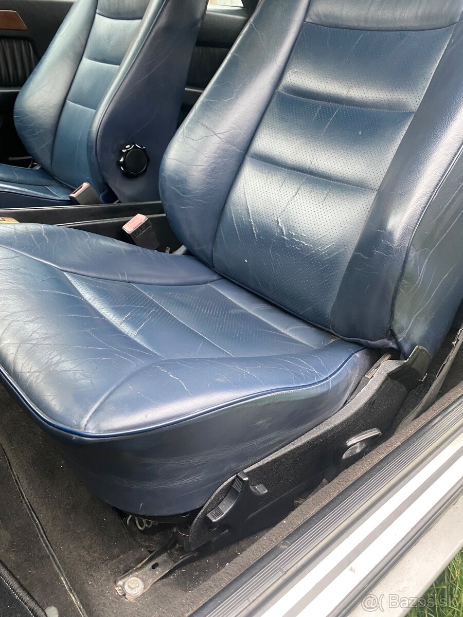 Mercedes benz W124 coupe sedačky - 2