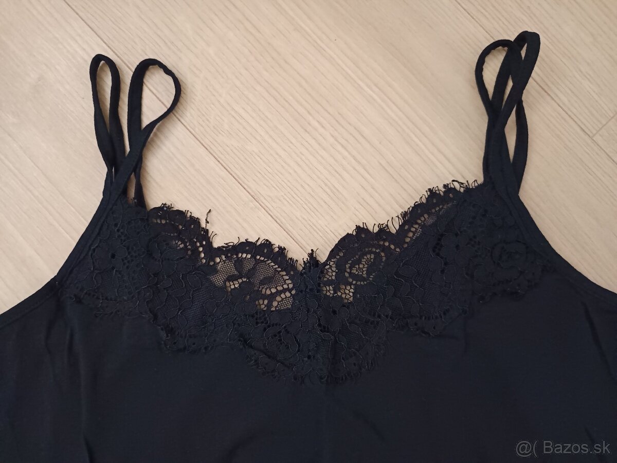 Čierna nočná košela 40/42 - nová - 2