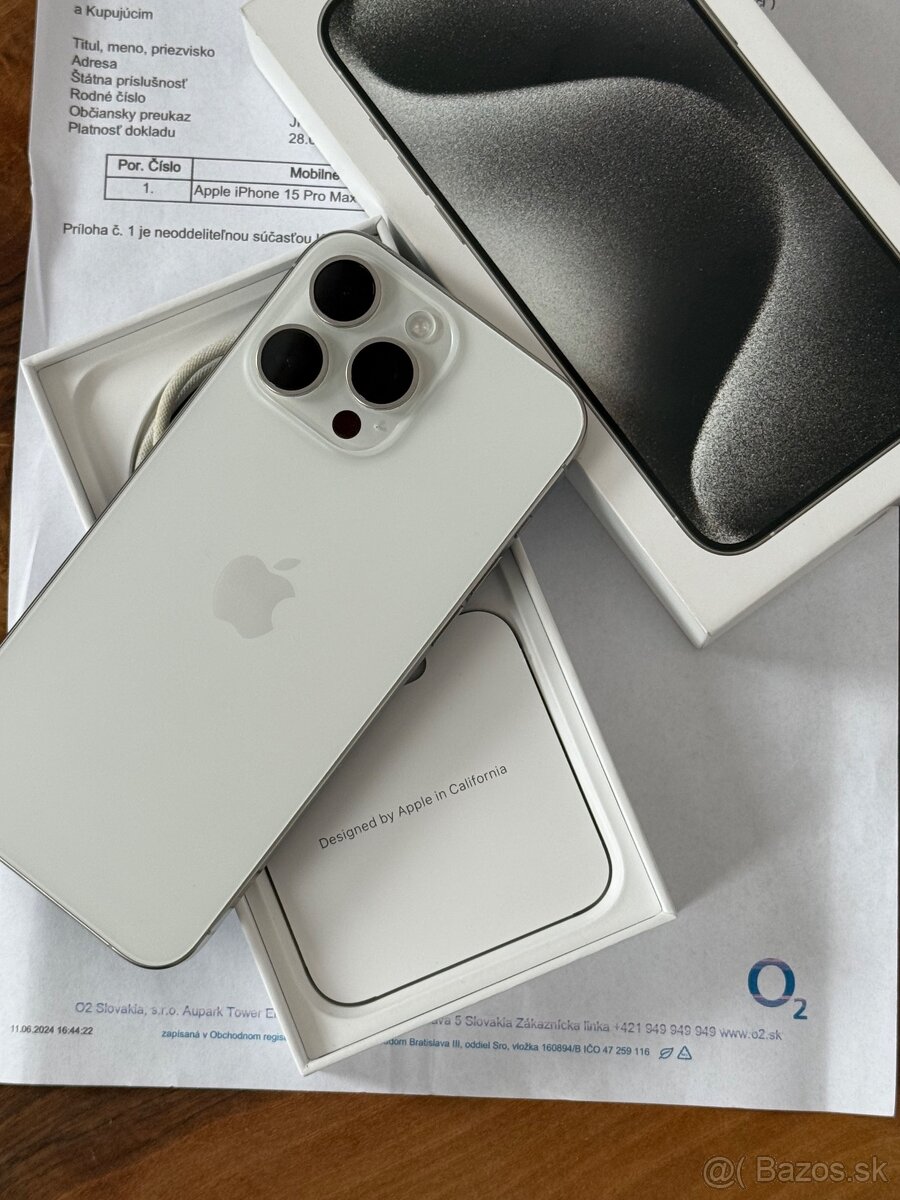 iPhone 15 Pro Max 256gb záruka top stav - 2