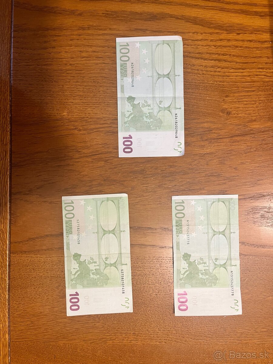 100€ bankovky z roku 2002 - 2