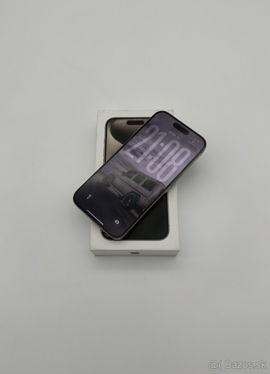 iPhone 15 Pro 128GB Natural Titanium + ZÁRUKA - 2