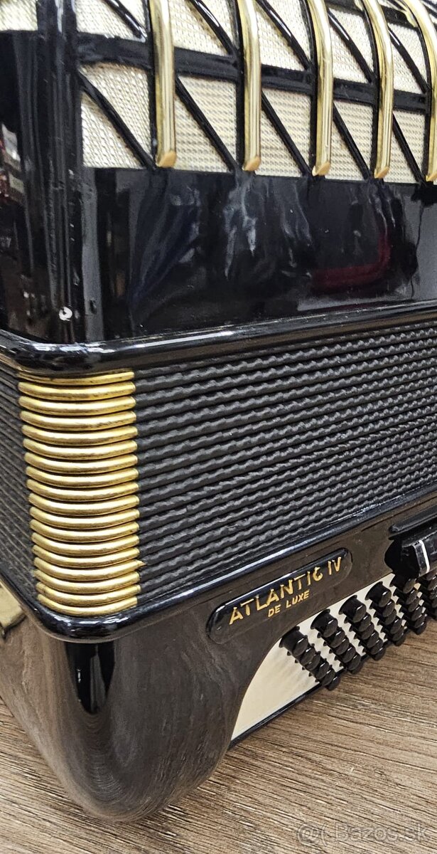 Predám akordeón Hohner Atlantic De Luxe. 120 Basový - 2