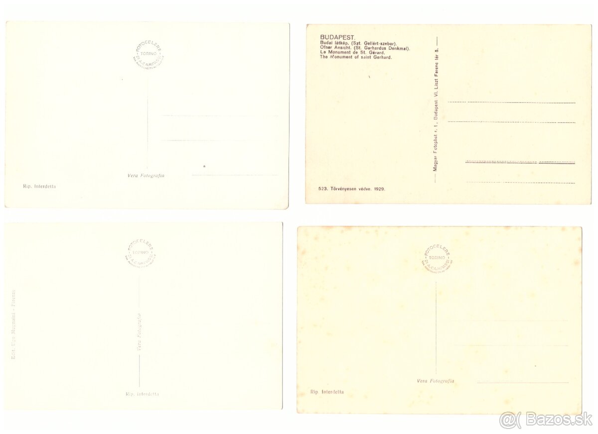 Pohľadnice Európa mix - 2