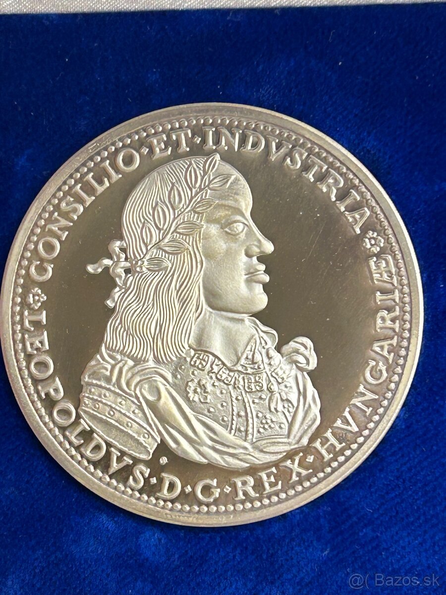Investičné striebro 350. VÝROCIE KORUNOVÁCIE LEOPOLDA I. - 2