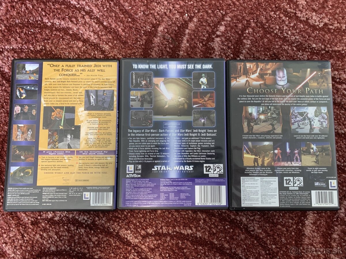 Predám zberateľské pc hry Star Wars - 2