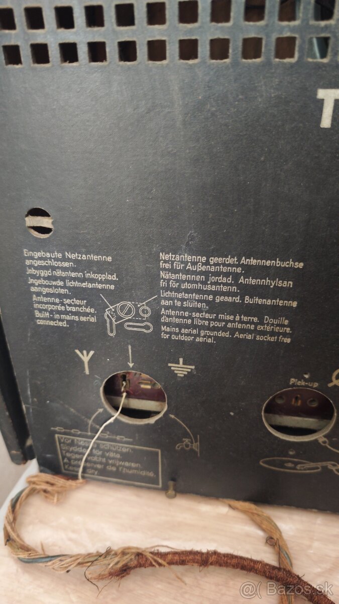 Telefonken super- staré rádio - 2