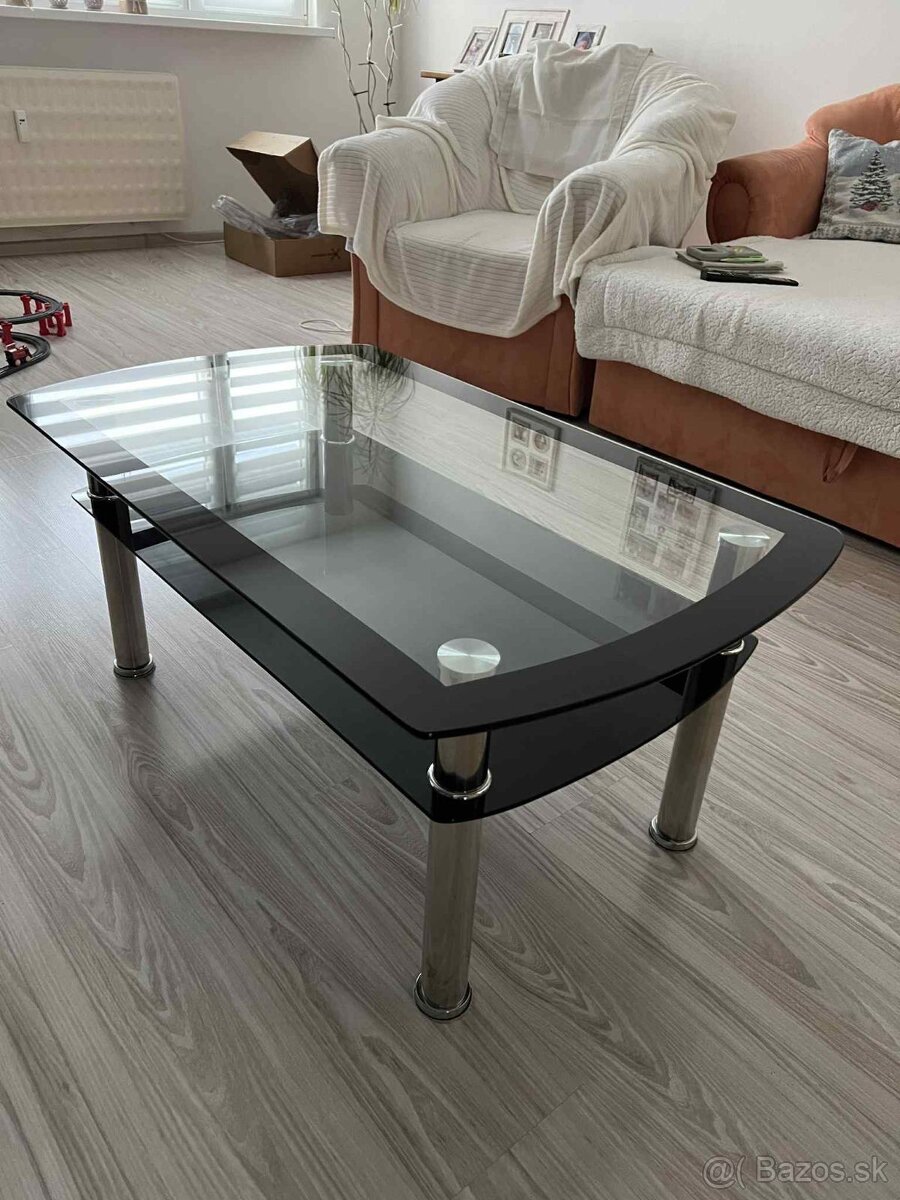 Sklenený konferenčný stolík - 2