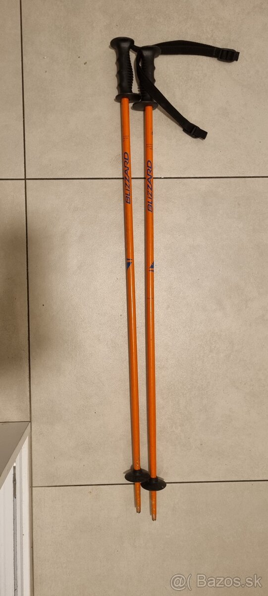 detské lyžiarske paličky 2x 85 a 88cm - 2