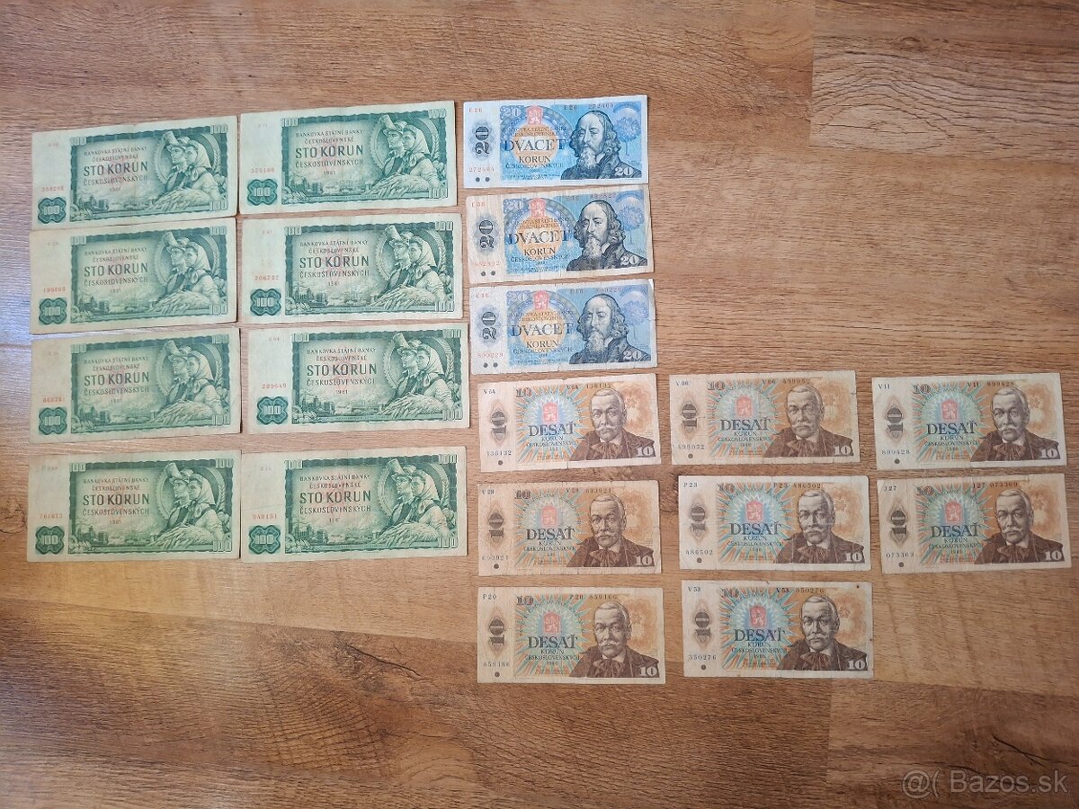 Bankovky Czechoslovakia - 2
