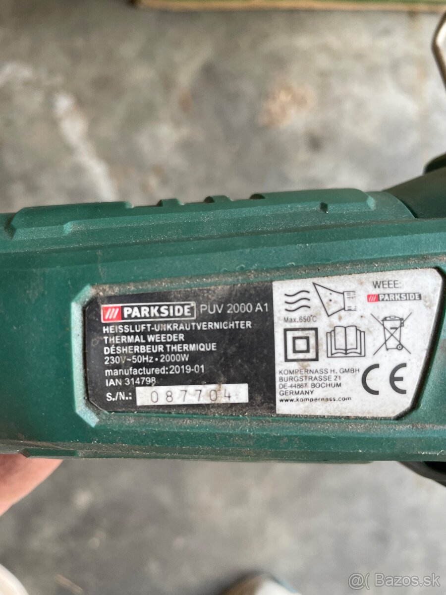 Vypalovač buriny Parkside - 2