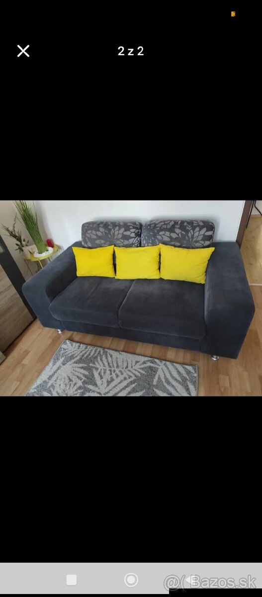 Predám 2 dielny gauč top stav - 2
