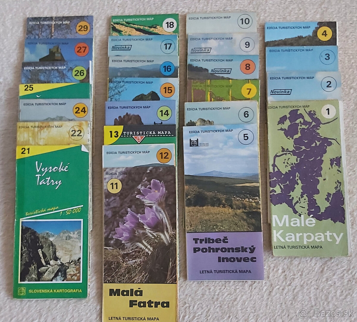 Turistické mapy a plány Bratislavy a Slovenska - 2